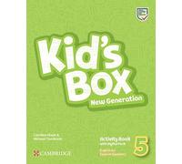 Kid's Box New Generation English for Spanish Speakers Level 5 Activity Book with Home Booklet and Digital Pack (2023)