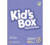 Kid's Box New Generation English for Spanish Speakers Level 6 Activity Book with Home Booklet and Digital Pack (2023)