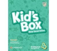 Kid's Box New Generation Level 4 – Libro de actividades + pack digital – Inglés británico – CUP