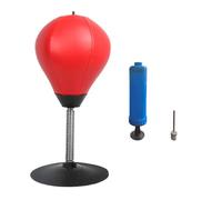 Kids Boxing Reflex Bag, Adjustable Punching Ball With Suction Cup Base, Speed Training Equipment, Reaction Practice Tool For Coordination, Strength, 13.79x7.09x5.12 Inches