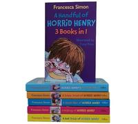 Kids Boys Children Horrid Henry 3 books in 1 or 3 in 1 books 6 books set bundle collection