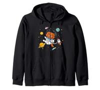Kids Boys Girls Astronaut Space Ruby Cavalier Dog Mom Sudadera con Capucha