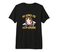 Kids Boys Girls Ate My Homework Cute Wh uinea Pig Lover Camiseta Premium