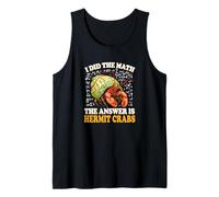 Kids Boys Girls I Did The Math Answer Pet Hermit Crab Lover Camiseta sin Mangas