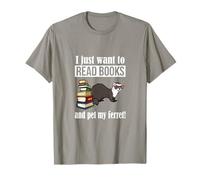 Kids Boys Girls Read Books & Pet My Ferret Lover Camiseta