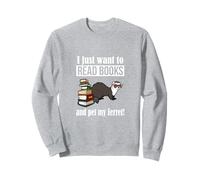 Kids Boys Girls Read Books & Pet My Ferret Lover Sudadera