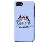 Kids Boys Tiny Dinosaur Nerdy Glasses Bearded Dragon Lover Carcasa para iPhone SE (2020) / 7 / 8