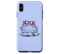 Kids Boys Tiny Dinosaur Nerdy Glasses Bearded Dragon Lover Carcasa para iPhone XS Max