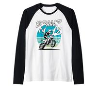 Kids Braaap Im 12 Dirt Bike 12th Birthday Bday Motocross Boy Camiseta Manga Raglan
