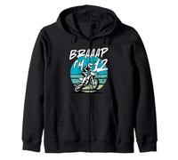 Kids Braaap Im 12 Dirt Bike 12th Birthday Bday Motocross Boy Sudadera con Capucha