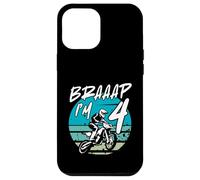 Kids Braaap Im 4 Dirt Bike 4th Birthday Bday Motocross Boys Carcasa para iPhone 12 Pro MAX