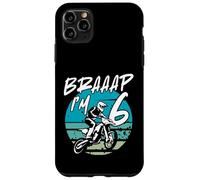 Kids Braaap Im 6 Dirt Bike 6th Birthday Bday Motocross Boys Carcasa para iPhone 11 Pro MAX