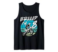Kids Braaap Im 8 Dirt Bike 8th Birthday Bday Motocross Boys Camiseta sin Mangas