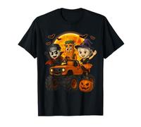Kids Brainrot Squad Disfraz de Halloween Truco o Trato AI Meme Camiseta