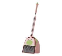 Kids Broom, Dustpan Set, Child-Sized Lightweight Design, Educational Cleaning Activity, Broom with Dustpan Combo Sets for Preschool Boys Girls Toddler Learning Roleplays Fun Toy Use 7.28x5.12x22.05in