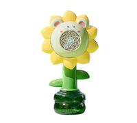 Kids Bubble Machine, Bubble Blower, Charming Flower Design, USB Rechargeable Portable Foam Maker Toy with Lights for Children Over 3 Years Old, Pool, Backyard, Beach, Indoor Games