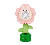Kids Bubble Machine, Bubble Blower, Charming Flower Design, USB Rechargeable Portable Foam Maker Toy with Lights for Children Over 3 Years Old, Pool, Backyard, Beach, Indoor Games