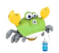 Kids Bubble Machine, Dancing Crab Blower Toy, Interactive Light-Up Design, Musical Crawling Action Feature, Ideal for Outdoor Play, Backyard Fun, Parties, Babies Entertainment