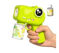Kids Bubble Machine - Dinosaur Handheld Automaatic Blowing Toy Lights Sound | Bubble Maker Maachine | for Kids Boys for Birthday, Easter, New Year, Backyard, Bath, Summer, Beach, Playground, Schools