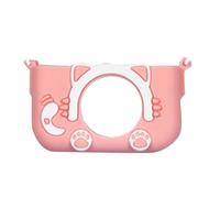 Kids Camera Case - Silicone Cat Look Protective Shell for Children | Waterproof Cover for Video Cameras, Soft Durable Material, Fun Birthday Gift for Boys Girls, Portable Travel Home School Accessory