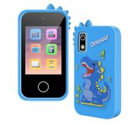 Kids Camera Dinosaur 1080p, Múltiples Efectos Divertidos, Cámara de Video Recargable para Niños de 3 a 12 Años, a Prueba de Choques (Blue)