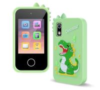 Kids Camera Dinosaur 1080p, Múltiples Efectos Divertidos, Cámara de Video Recargable para Niños de 3 a 12 Años, a Prueba de Choques (Green)