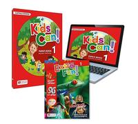 KIDS CAN! 1 Pupil's Book & ExtraFun: libro del alumno versión MAYÚSCULA impreso y versión digital interactivo