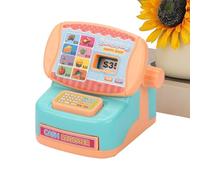 Kids Cash Register - Skills Building Miniature Ornament - Pretend Play Classic Count Pretend Cash Register Provides A Dependablefor Students Boys Girls Preschoolers Home Playroom Classroom
