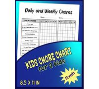Kids Chore Chart for 2 Kids: A Daily & Weekly Responsibility Tracker to Build Routines, Earn Rewards and Learn Life Skills: Perfect for Siblings | 52 ... Way to Track Tasks and Encourage Good Habits