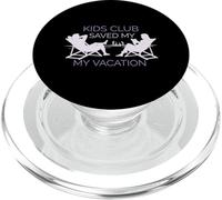 Kids Club salvó mis Vacaciones Padres en Resorts Vacationer PopSockets PopGrip para MagSafe