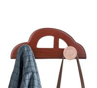 Kids Coat Rack - Wooden Clothes Hanger Stand for Nursery Organization | Smooth Natural Wood with Rounded Hooks Design, Storage Tree for Jackets Bags Hats Bedroom Use