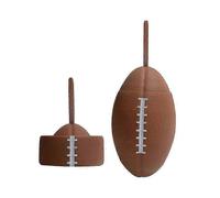 Kids Collapsible Water Bottle 25oz 750ml Football Design, Flexible Cup for Rugby Sports, Suitable for Hydroflask Brand