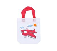 Kids Coloring Bag Non Woven Color Painting Bag Tote Bag for Kids Diy Graffiti 12Pcs