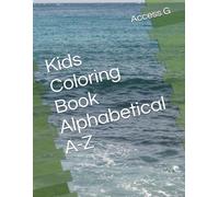 Kids Coloring Book Alphabetical A-Z