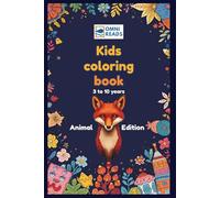 Kids Coloring Book - Animals Edition - 3 to 10 years - 28 animals both land and sea