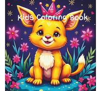 Kids Coloring Book by The Crayon Crew: 50 Easy and Fun Pages of Animals, Figures, and More for Kids Ages 3 to 10 | Simple Designs to Spark Creativity and Build Fine Motor Skills