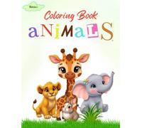 Kids Coloring Book: Copy Coloring Book Animals