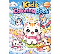 Kids Coloring Book: Cute Cats in Magical Adventures