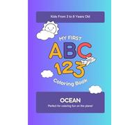 Kids Coloring Book: Ocean: Perfect for coloring fun on the plane!