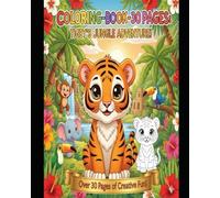 Kids coloring books: children tiger colouring book