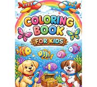 Kids Coloring Pages: Fun & Easy Coloring Book for Kids with Boats, Planes, Animals, Food, and More