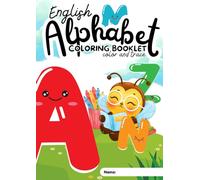 Kids Colouring Book: Fun Animals, Alphabets & Cute Cartoon Coloring Pages for Children Ages 3-10 | Easy Outlines, Creative Activity Book for Toddlers, ... Book with Cute Animals and Cartoons for Kid