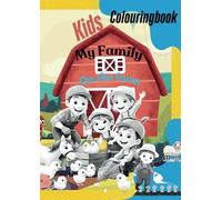 Kids colouring book My Family on the farm