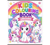 Kids colouring book: Unicorn