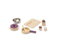 Kids Concept 1000566 Conjunto de cocina BRISTO Kitchen Utensils, Multicoloured
