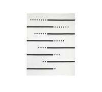Kid's Concept Alfombra Kid's Base blanco y gris 130x160 cm Blanco