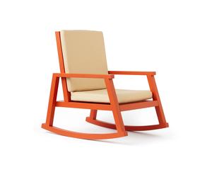 Kid's Concept Silla mecedora Carl Larsson Orange-natur