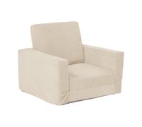 Kid's Concept Sillón infantil Kid's Base plegable Blanco natural