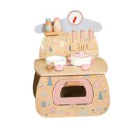 Kids Cooking Sets, Safe Colorful Kitchen Tools, 11.42x6.89x15.55 inches Educational Cookware Set Cooking Utensils, Play Kit for Learning , Birthday Christmas Easter