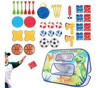 Kids Cornhole Toss Game, Cornhole Board Set, Interactive Cornhole Game, Bean Bag Toss Set, 82x60x52 cm, Plegable Interactive Kids Cornhole Toss Game Set for Boys and Girls Ages 3-8